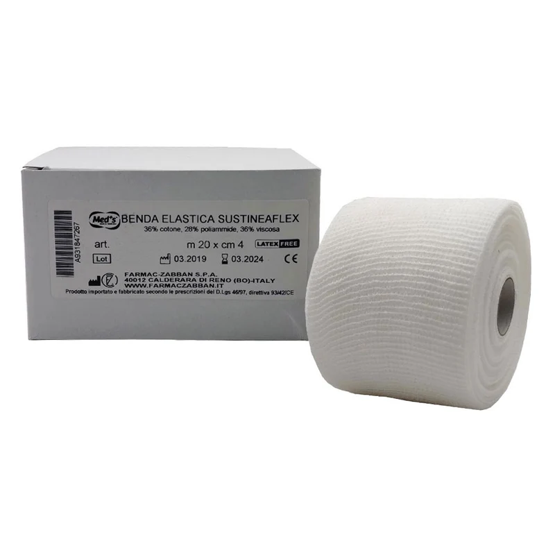 Benda elastica coesiva SUSTINEAFLEX cm 4 x 20 metri