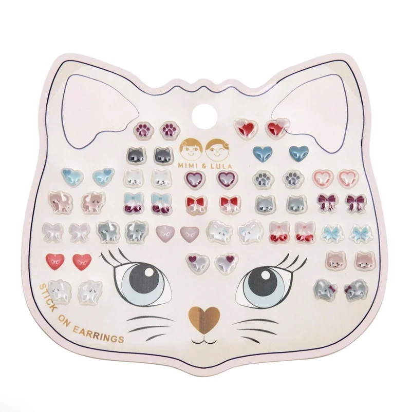 Orecchini adesivi - Kittybow