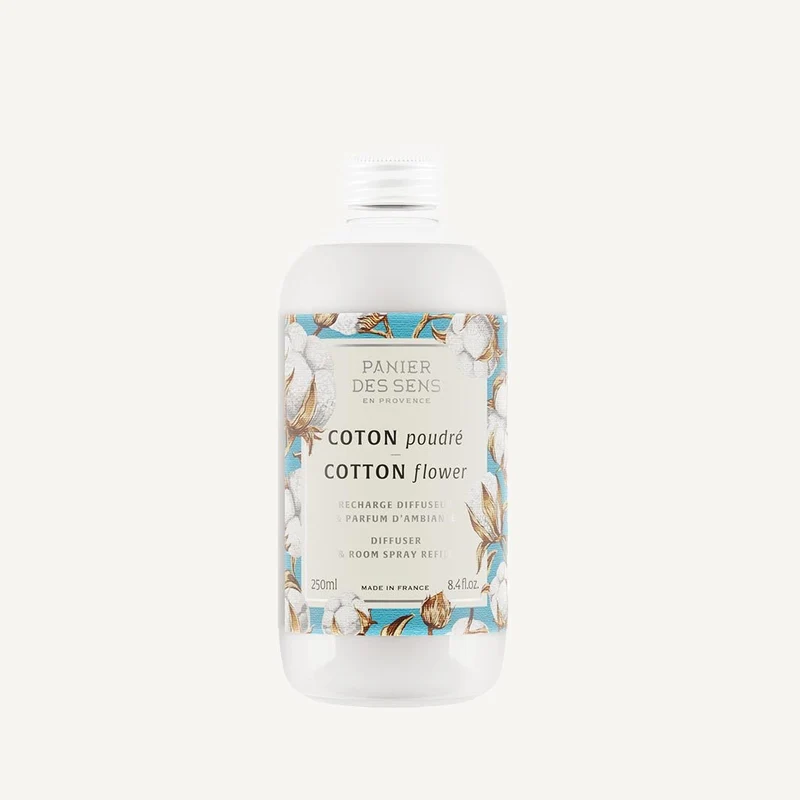 Recharge diffuseur et parfum d'ambiance - Coton Poudré 250ml