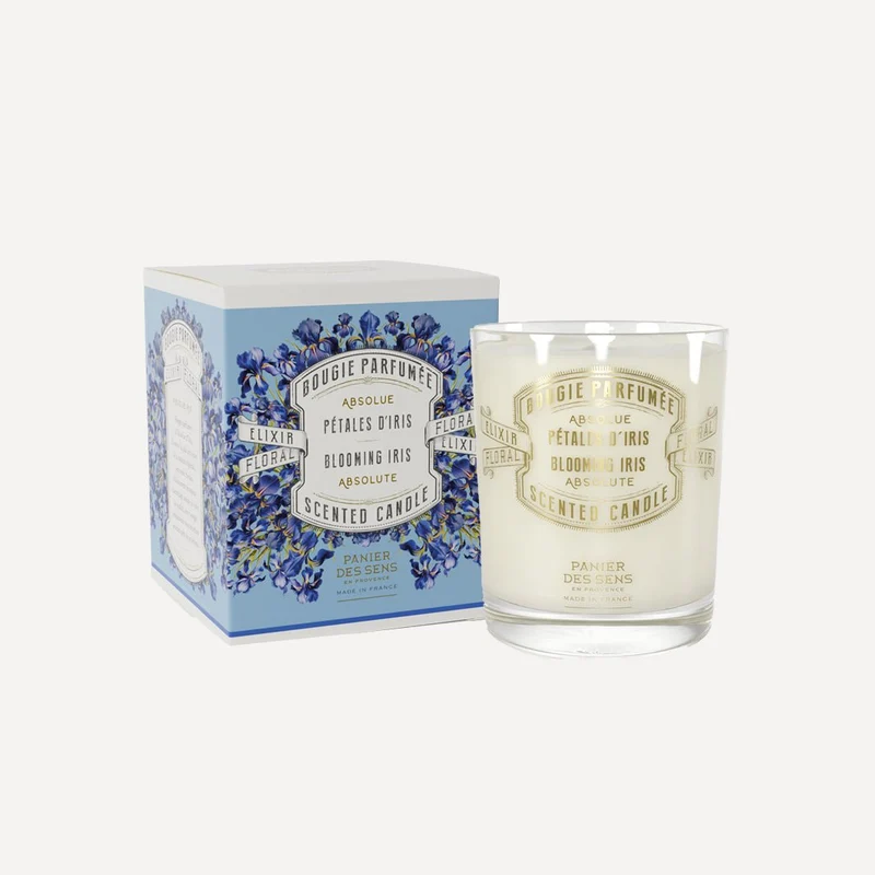 Bougie Parfumée - Parfum Pétales d'Iris 180g