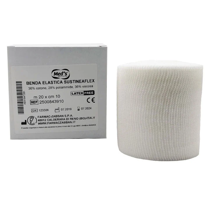Benda elastica coesiva SUSTINEAFLEX cm 10 x 20 metri