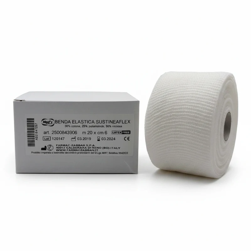 Benda elastica coesiva SUSTINEAFLEX cm 6 x 20 metri