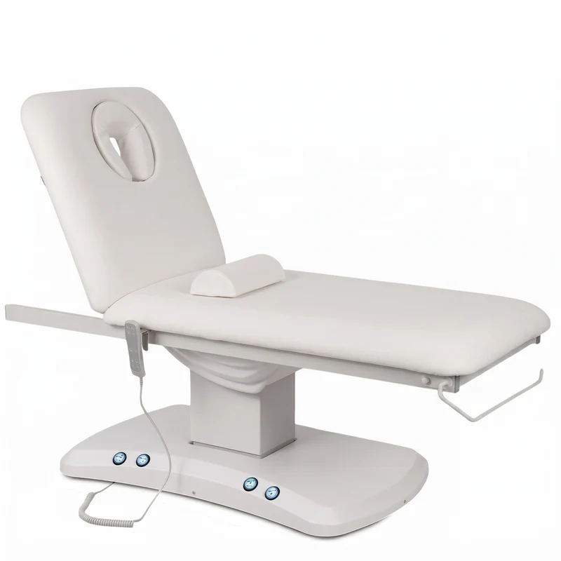 Lettino elettrico riscaldato ad altezza variabile ESTELLA ERGO 2 - Larghezza 70 cm - Bianco