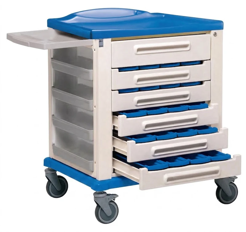 Carrello Terapia KARREL K816282N - Standard con 20 contenitori portafarmaci
