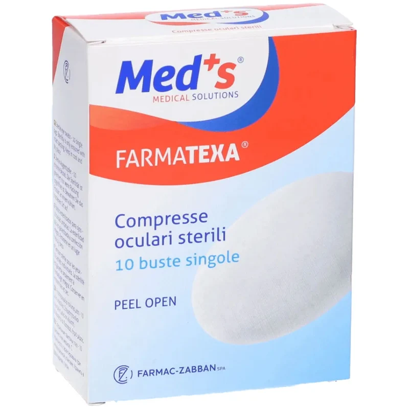 Compressa oculare in garza e cotone FARMATEXA (conf. 10 pz.)
