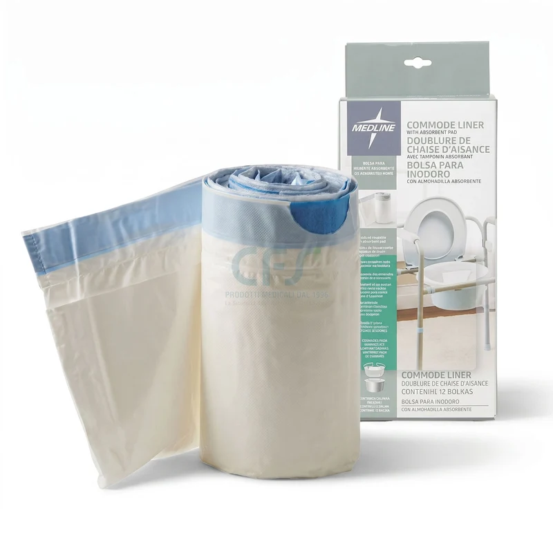Sacchetti con tampone assorbente per Sedia comoda (conf. 12 pz.)