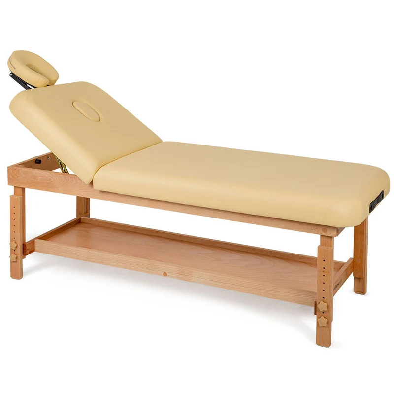 Lettino in legno ALEXA K533 con foro e piano d'appoggio - Larghezza cm 70