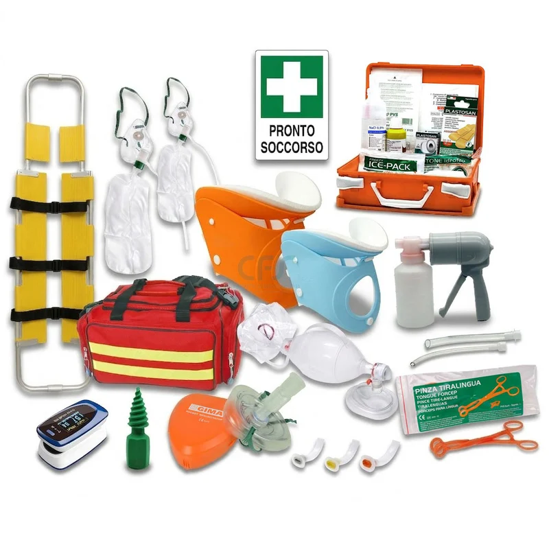 Kit Soccorso Balneari SICILIA 1-3 Dip. - Plus con Barella a cucchiaio