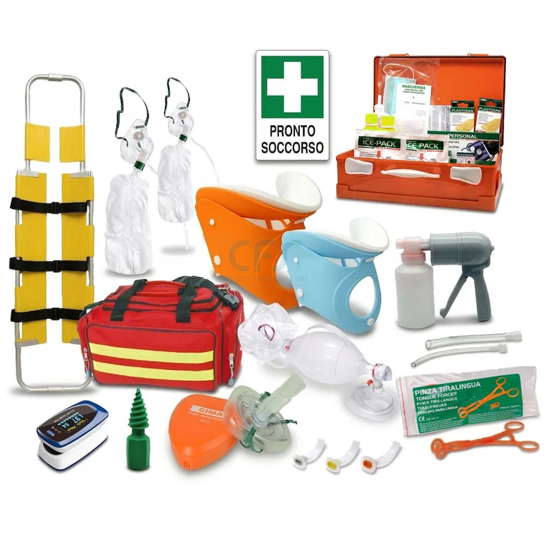 Kit Soccorso Balneari SICILIA +3 Dip. - Plus con Barella a cucchiaio