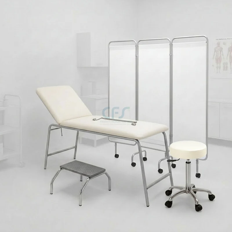 Pacchetto Ambulatorio DOCTOR Plus - Lettino + Sgabello Panna