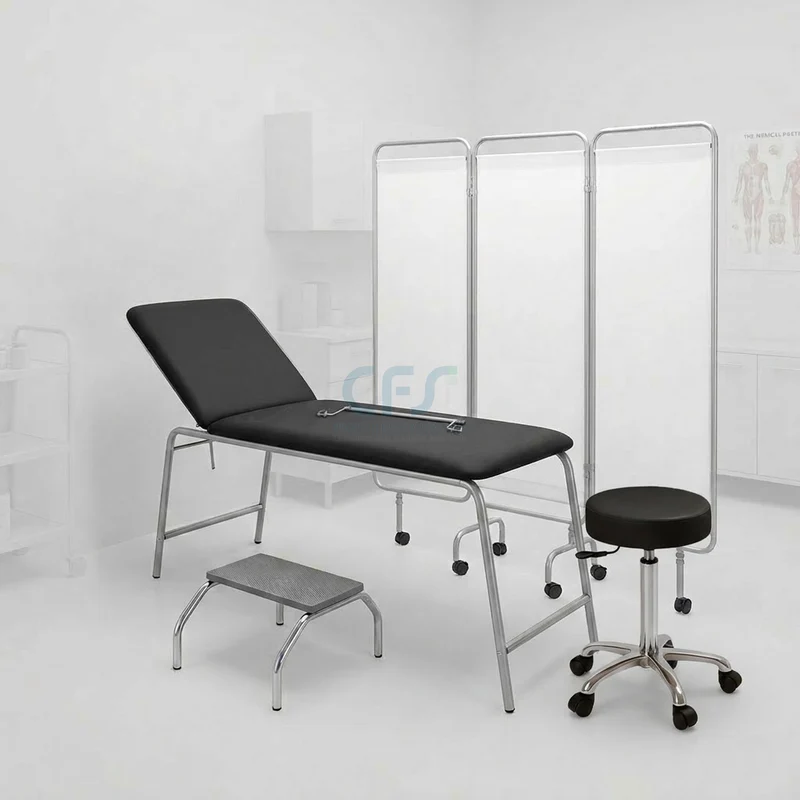 Pacchetto Ambulatorio DOCTOR Plus - Lettino + Sgabello Nero