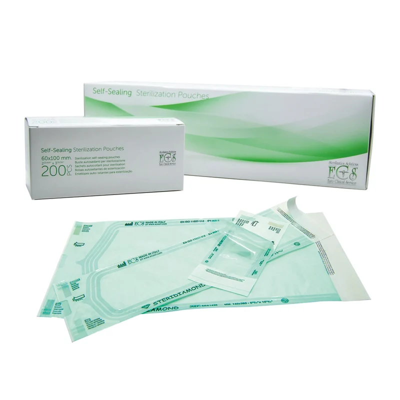 Busta per sterilizzazione autosigillante STERIDIAMOND mm 130 x 350 (Conf. 200 pz.)