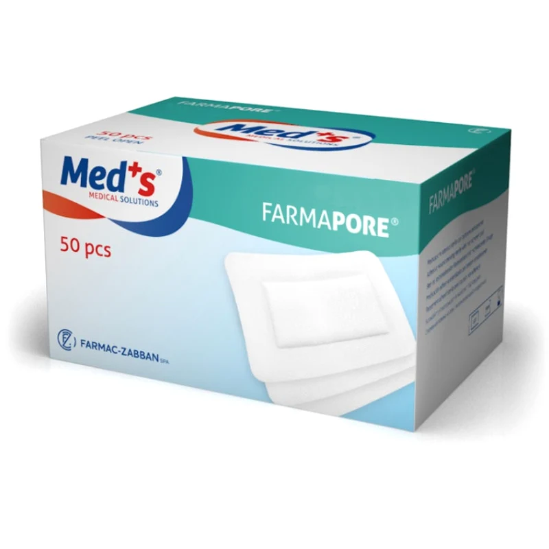 Medicazione adesiva sterile in TNT FARMAPORE cm 8 x 15 (conf. 50 pz)