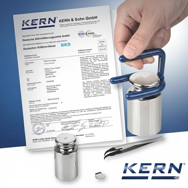 Certificato di calibrazione in fabbrica (Trazione + Compressione) KERN 961-361O