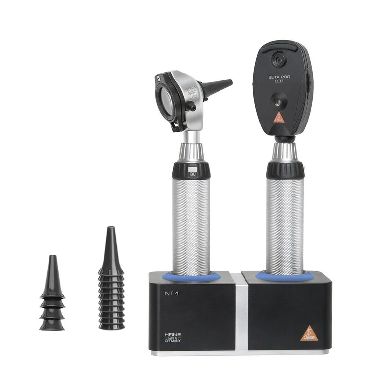 Set Oto-oftalmo HEINE BETA 200 LED - Manico BETA4 NT + Caricatore NT4 - A-132.24.422