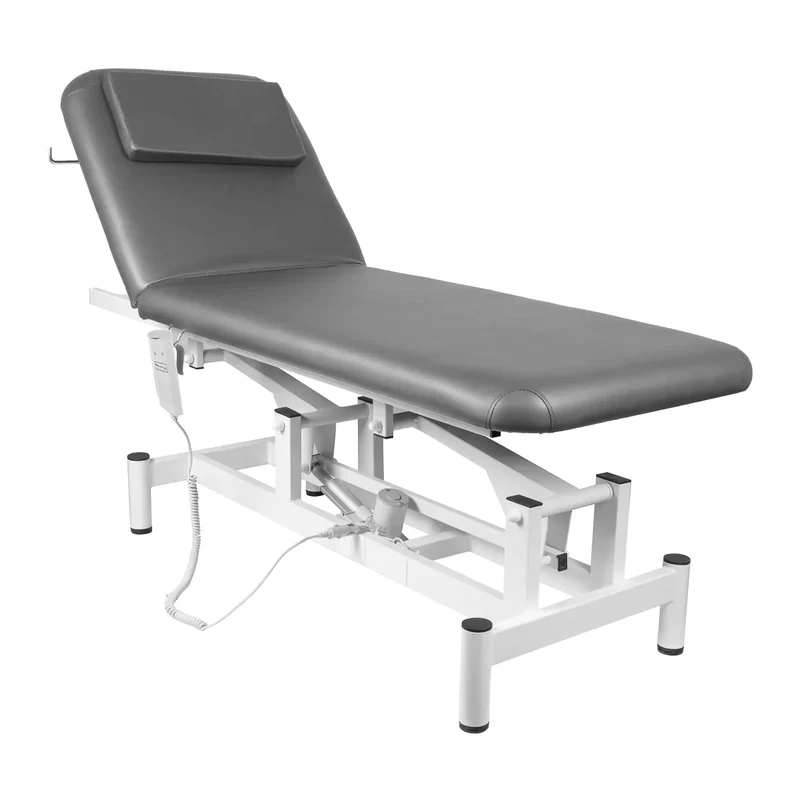 Lettino elettrico ad altezza variabile SILLON - Larghezza 61 cm - Grigio