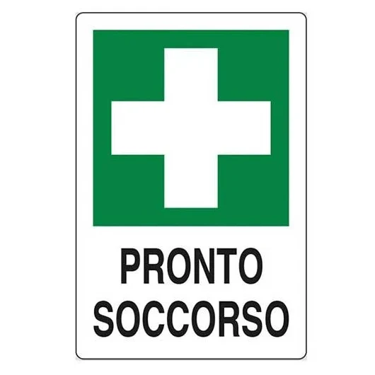 Cartello in plastica Pronto Soccorso cm 20 x 30