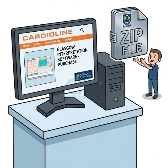 Opzione Interpretazione Glasgow per ECG CARDIOLINE ECG200S e ECG200+