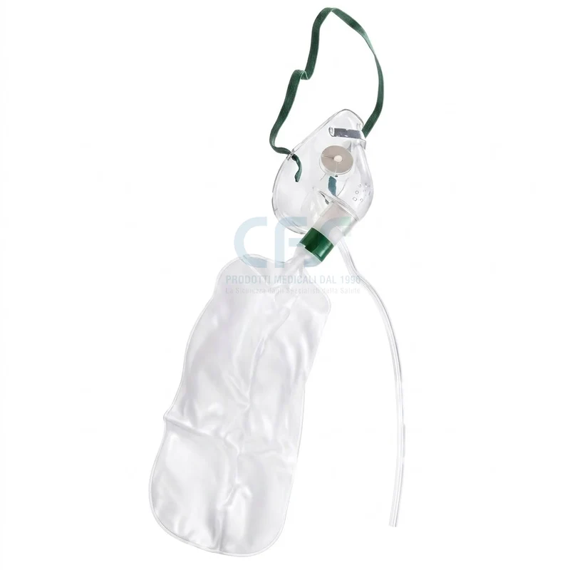 Maschera per ossigenoterapia - Adulti con pallone