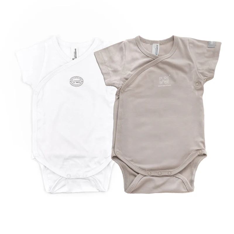 Confezione Body maniche corte- 2pc - Cammello 33