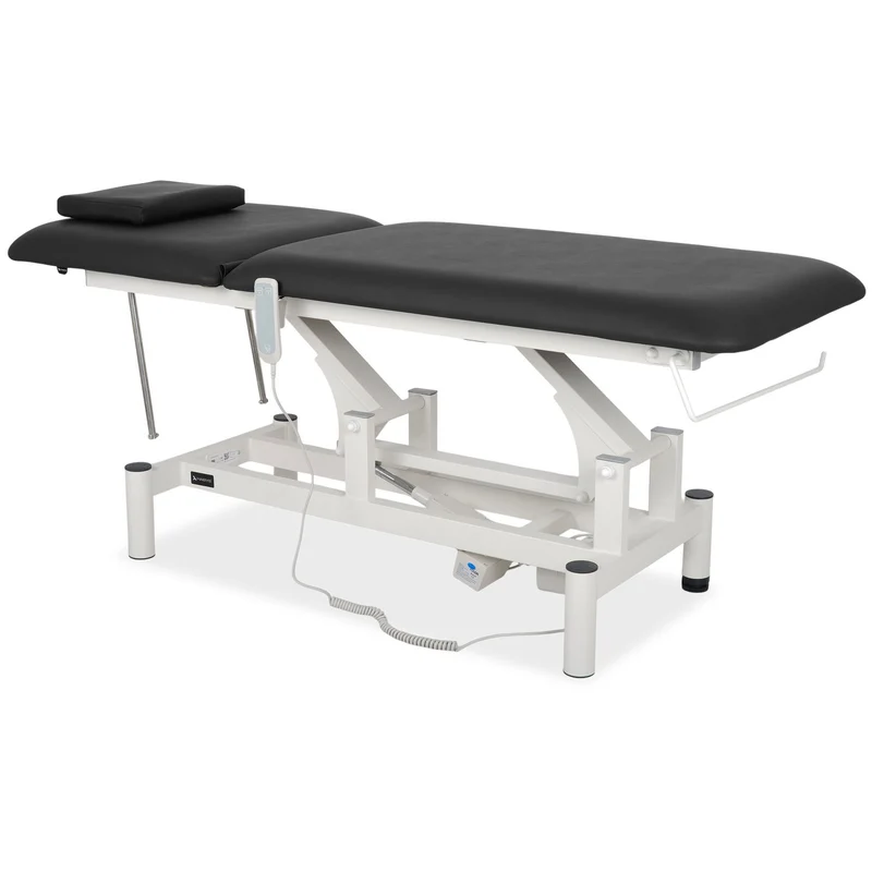 Lettino elettrico ad altezza variabile OPTIMA - Larghezza 68 cm - Nero