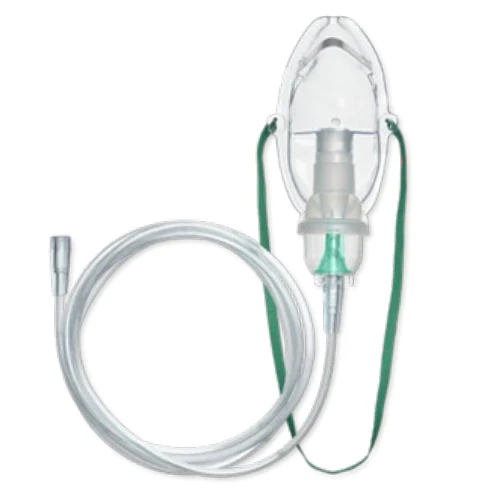 kit per aerosolterapia con maschera, nebulizzatore e tubo da 2,10 mt - Adulti