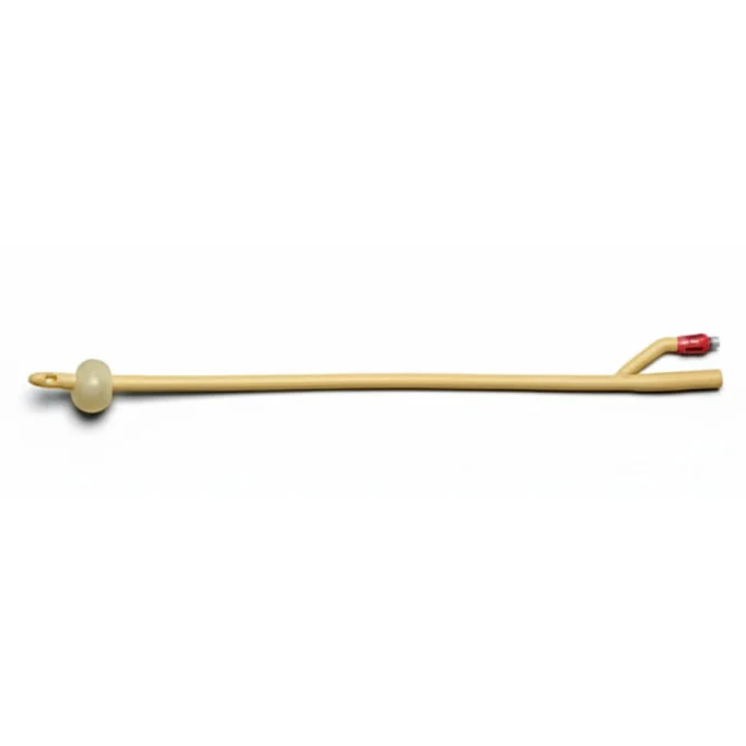 Catetere vescicale Foley UROSID® - Punta NELATON - Lattice Siliconato a 2 vie - Gomma (conf. 10 pz.)