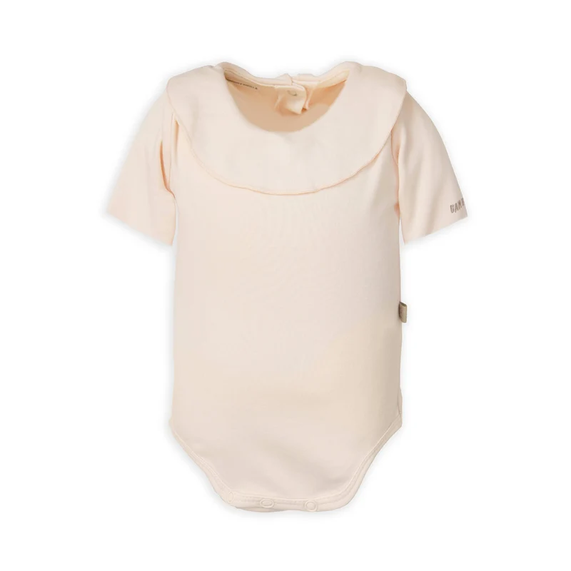 Body Bimba Collo Volant maniche corte - LIGHT PINK 504