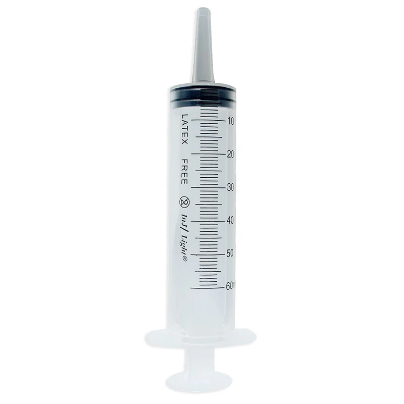 Siringa senza ago RAYS Injlight 60 ml - cono catetere centrale (conf. 20 pz.)