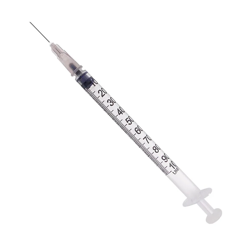 Siringa con ago RAYS Injlight 1 ml - Luer Centrale - Ago 25 G x 5/8 (conf. 100 pz.)