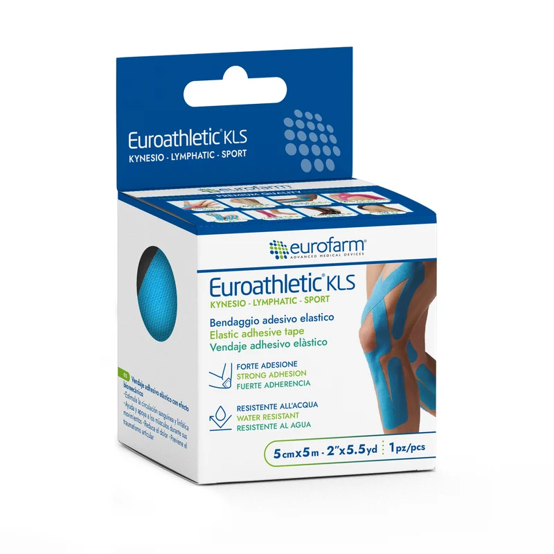Tape neuromuscolare EUROATHLETICS KLS cm 5 x 5 mt