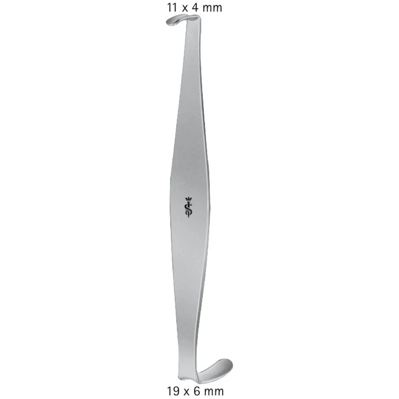 Retrattore Aesculap Crile Doppio - 11x4/19x6mm