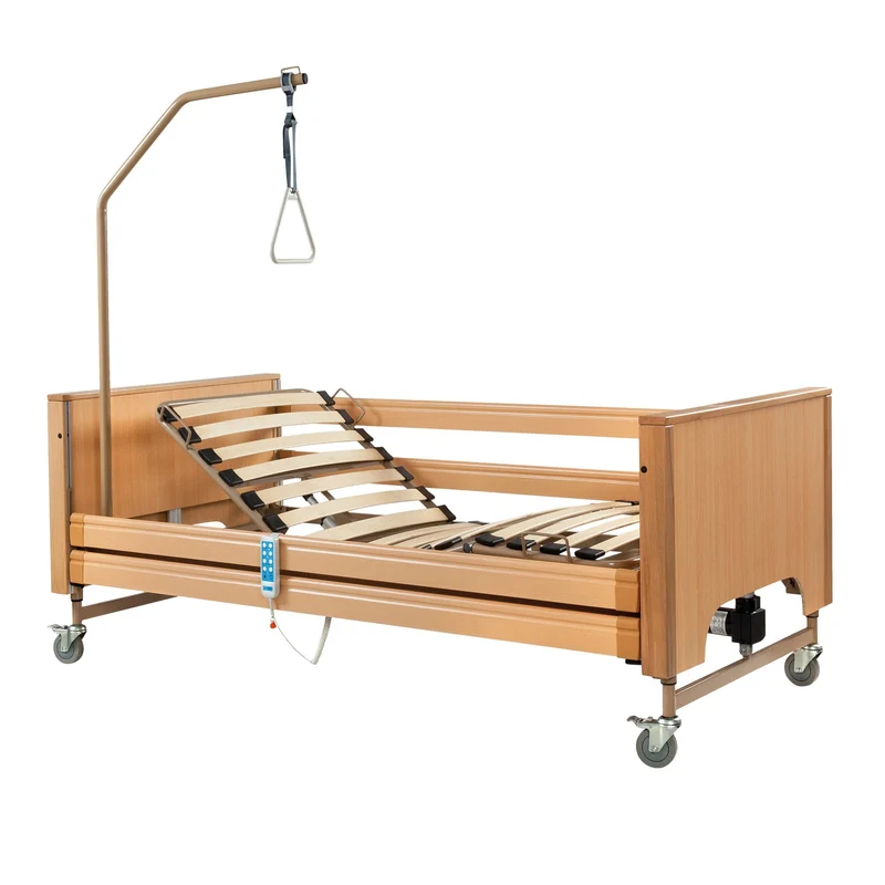 Letto da degenza elettrico LT-10N - Elevabile in altezza + Asta