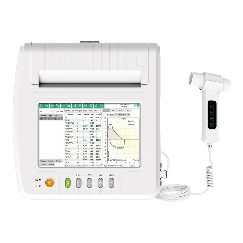 Spirometro Touch Screen SP-100B + 100 Boccagli + Software