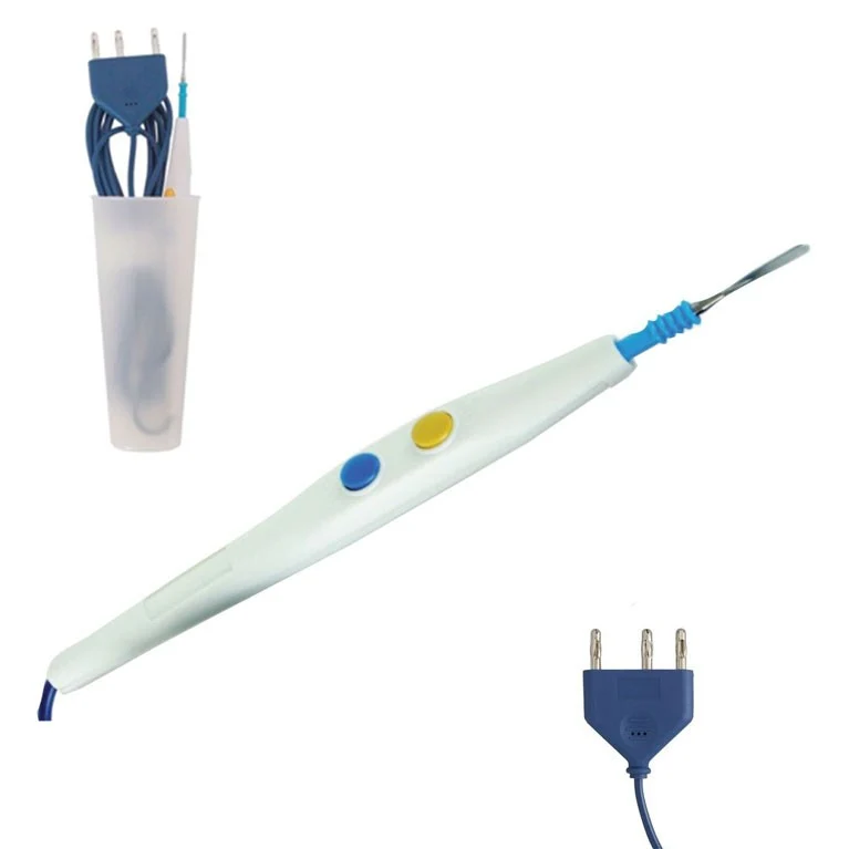 Manipolo monouso per elettrobisturi ESPB4000Q a LAMA con pulsanti, fondina e cavo 3 mt - Valleylab