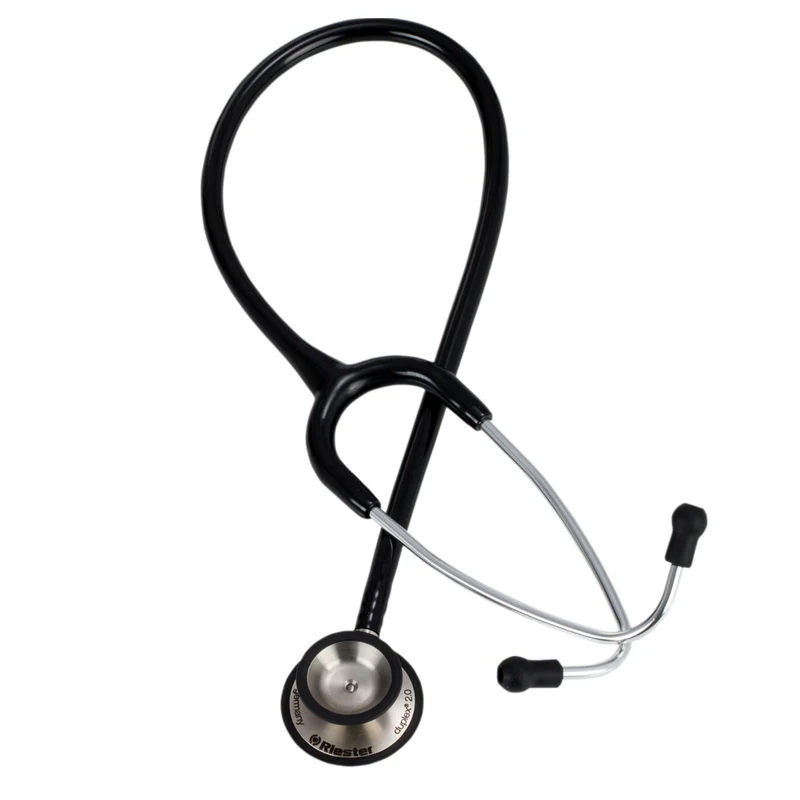 Fonendoscopio RIESTER Duplex 2.0 in acciaio - Nero
