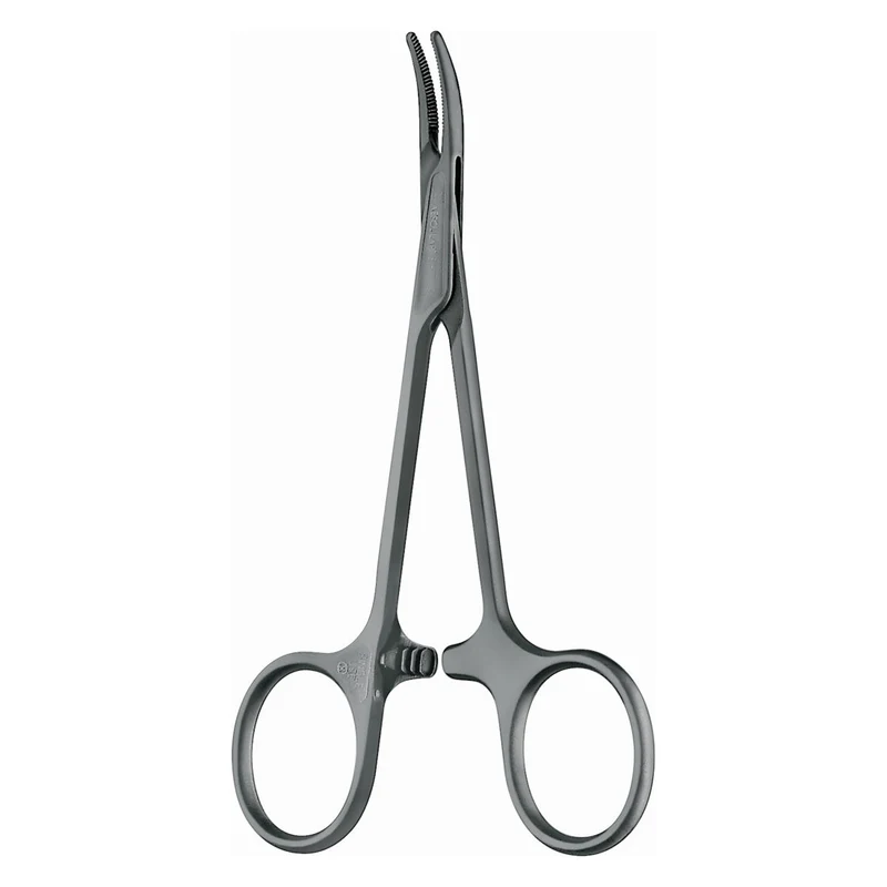Pinza emostatica monouso Halsted curva Aesculap SUSI - 12,5 cm (conf. 20 pz.)