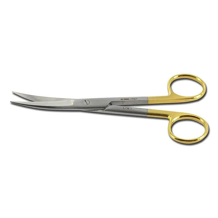 Forbici Acute Curve Tungsteno cm 14,5