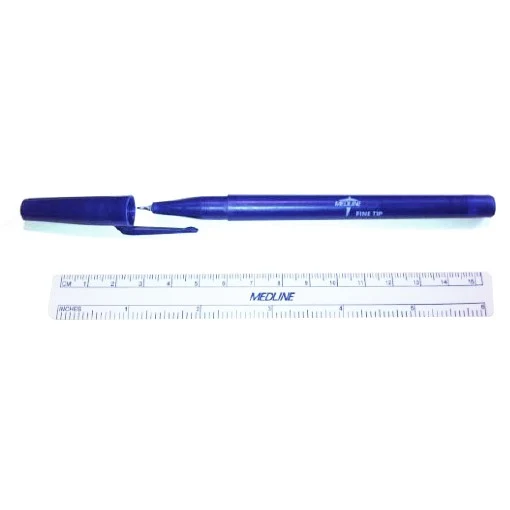 Penna dermografica sterile con punta fine + righello