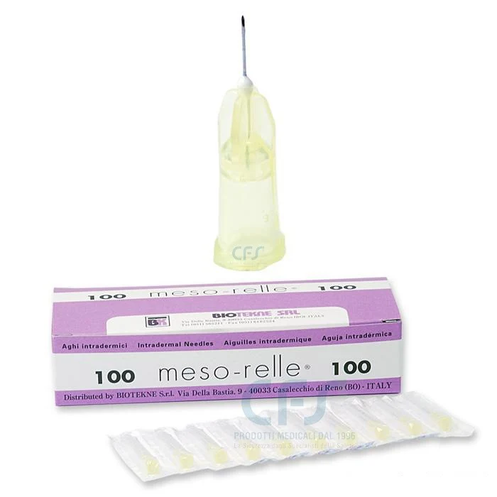 Aghi meso-relle per mesoterapia - Luer 30G x 6 mm (100pz)