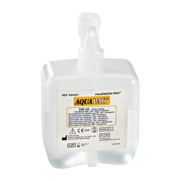 Acqua sterile distillata Aquapak da 340 ml