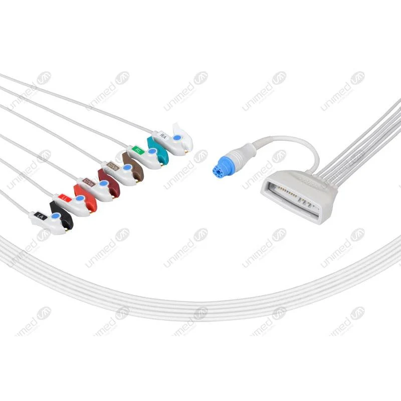 Set ECG 6 derivazioni per Philips pinzetta PTS6-90P-I