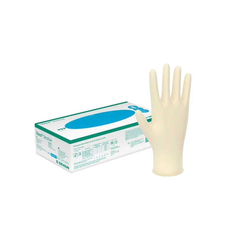 Guanti in lattice senza polvere Vasco Sensitive (conf. 100 pz.)
