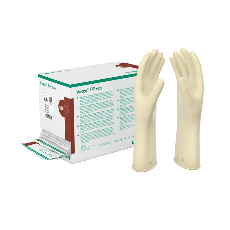 Guanti chirurgici sterili in lattice senza polvere Vasco OP Eco (conf. 40 pz.)