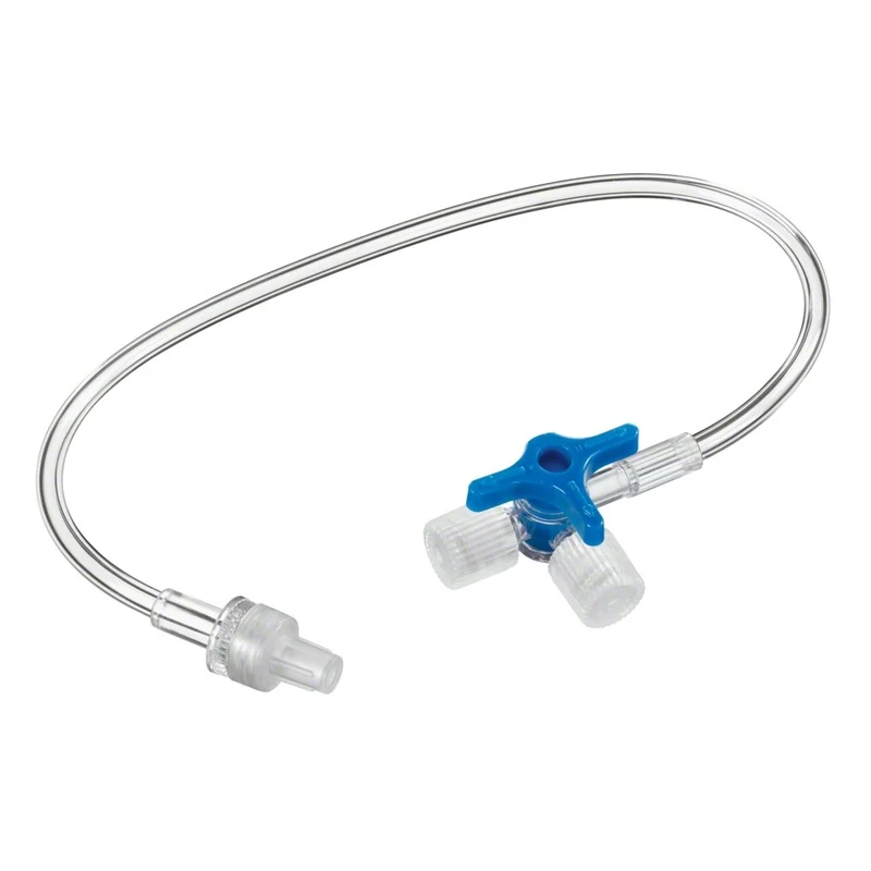 Rubinetto a 3 vie B.Braun Discofix con prolunga 25 cm (conf. 50 pz.)