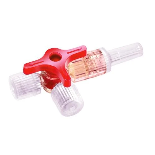 Rubinetto a 3 vie B.Braun Discofix - Rosso (conf. 50 pz.)