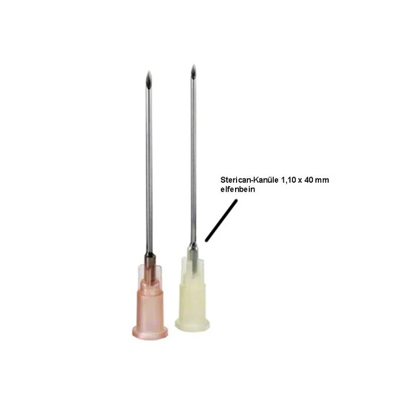 Aghi ipodermici B.Braun Sterican 19G x 1 1/2 - 1,10 x 40 mm - Avorio (conf. 100 pz.)