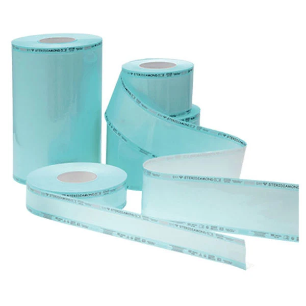 Rotolo piatto per sterilizzazione STERIPERFECT mm 100 x 200 mt.