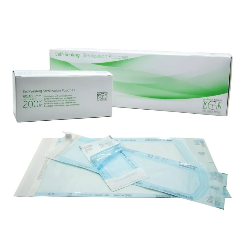 Busta per sterilizzazione autosigillante STERIPERFECT mm 90 x 250 (Conf. 200 pz.)