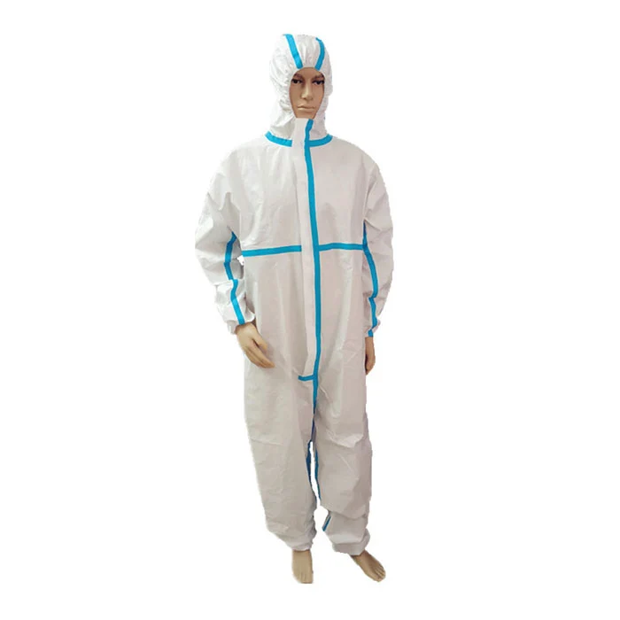 Tuta isolante monouso con cuciture termosaldate - Cat. III Tipo 4B-5B-6B